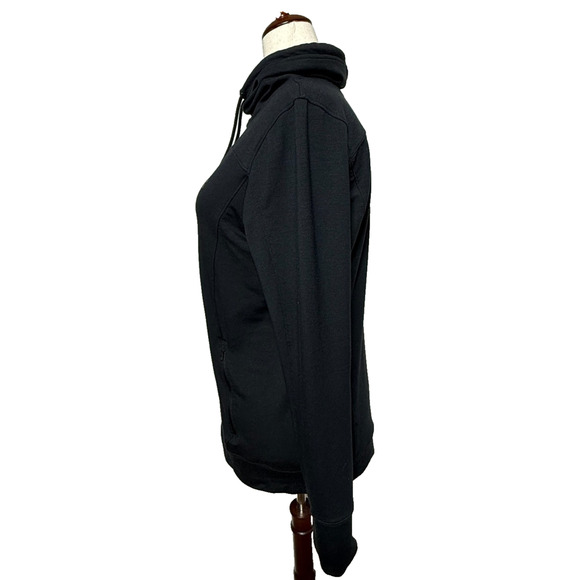 Under Armour Sweatshirt Womens XL Black Fleece Featherweight Funnel Neck - Picture 6 of 10